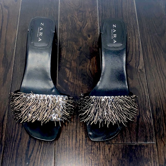 Zara sandals with low heel - Picture 1 of 3